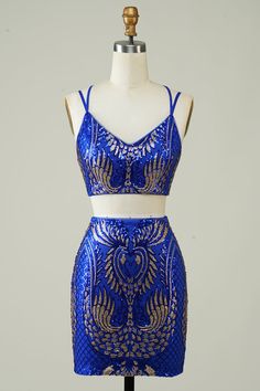 Blue Evening Dress For Homecoming Party Season, Blue Evening Dress For Homecoming And Party Season, Homecoming Spaghetti Strap Evening Dress For Party Season, Homecoming Evening Dress With Sequins, Homecoming Evening Dress With Spaghetti Straps For Party Season, Sequined Homecoming Evening Dress, Black Spaghetti Straps Evening Dress For Homecoming, Fitted Evening Dress For Homecoming Party Season, Spaghetti Straps Evening Dress For Homecoming Party