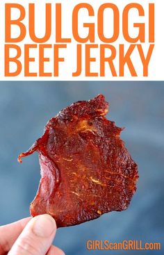 a hand holding up a piece of beef with text overlay that reads, how to cook