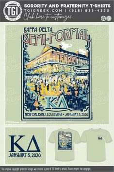 Kappa Delta shirts by TGI Greek! sorority apparel, sorority shirts, custom shirts, custom sorority shirts, custom fraternity apparel, custom tees, fraternity shirts, fraternity tshirts, #tgigreek Kappa Delta Shirts, Delta Shirts, Mardi Gras Shirt