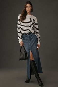 This relaxed-fitting cashmere sweater will carry you through all the cool months with style - significant other not required. | Cashmere Boyfriend Sweater by Reformation, Women's, Size: XS at Anthropologie Reformation Outfits, The Reformation, Boyfriend Sweater, Sweater Dress Women, Denim Jacket Men, Trench Coats Women, Tracksuit Women, Significant Other, Fall Wardrobe