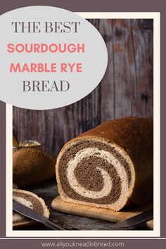 the best sourdough marble rye bread