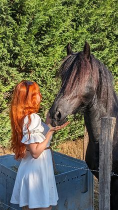 Red Head Cowgirl, Red Hair Cowgirl Aesthetic, Redhead Princess Aesthetic, Auburn Hair Princess Aesthetic, Horse And Girl Aesthetic, Redhair Girls Aesthetic, The Glow Up, Rapunzel Hair