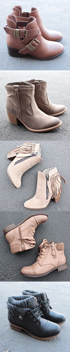 cut out booties, fringe booties, sweater booties & all thing ankle boots - our new obsession! Check out our boot selection at http://www.shophearts.com Booties Sweater, The Cardigans, Fringe Booties, Mode Boho, Fringe Boots, Cute Boots, The Perfect Guy