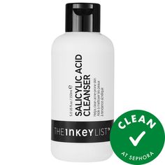 A lightly foaming cleanser that dissolves makeup and dirt while penetrating pores to visibly diminish blackheads and breakouts.Skin Type: Normal, Combination, and OilySkincare Concerns: Pores, Acne and Blemishes, OilinessFormulation: Lightweight GelHighlighted Ingredients:- Salicylic Acid 2%: Combats blackheads and breakouts- Zinc Compound: Helps reduce excess oil- Allantoin 0.5%: Soothes skin post-exfoliation to help protect and comfort the skinIngredient Callouts: This product is vegan, gluten-free, cruelty-free, and comes in recyclable packaging. The Inkey List Bha Serum, The Inkey List Pha Toner, Cosrx Gel Cleanser, Inkey List Salicylic Acid Cleanser, Salicylic Acid Cleanser, Daily Face Wash, Pore Cleanser, Salicylic Acid Acne, Unclog Pores