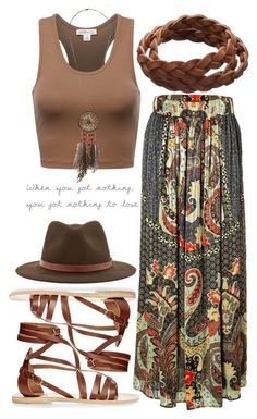 "wild wild west" by kianahall ❤ liked on Polyvore featuring Etro, Ancient Greek Sandals, Forever 21, rag & bone, polyvorecommunity and polyvoreditorial Wild Wild West, Mode Kimono, Hiking Quotes