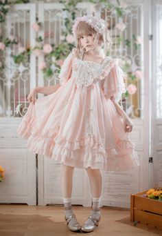 Costume For Girls, Babydoll Style, Sweet Lolita, Harajuku Fashion