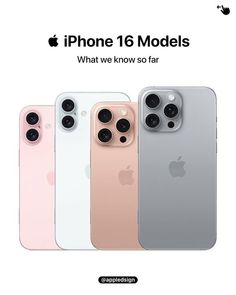 an advertisement for the iphone 12 models, with four different colors and their price tag