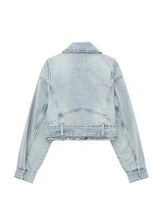 FREE SHIPPING ON ALL ORDERS OVER $50 | 100% SATISFACTION GUARANTEED Click "ADD TO CART" To Get Yours Now | Up To 60% OFF✨ Elevate your streetwear game with our Women's Denim Coat, a chic and stylish short jacket perfect for any fashion-forward lady. Featuring a classic lapel collar and long sleeves, this versatile piece is designed to add a touch of sophistication to your casual outfits. Whether you're heading out for a day with friends or a casual night out, this jacket offers a blend of comfor Denim Biker Jacket, Short Jackets, Biker Coat, Denim Coat Women, Denim Trench Coat, Denim Jacket Fashion, Jeans Claro, Bandeau Tops, Denim Chic