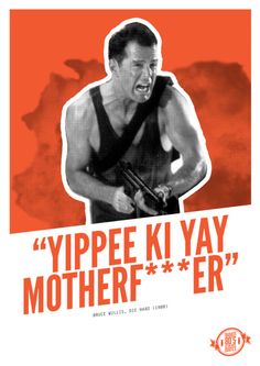 Keith Movie, Die Hard 1988, John Mcclane, One Liners, Old Movie Posters, Movie Covers, Action Movie, Movie Posters Minimalist, Movie Poster Art