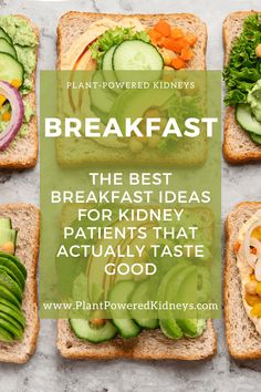 Renal Diet Breakfast, Renal Diet Food List, Diet Breakfast Ideas, Best Breakfast Ideas, Ckd Diet, Kidney Diet Recipes