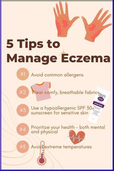 October is Eczema Awareness Month! Plain and simple, eczema (dermatitis) represents irritated skin, mostly resulting in itching and redness. Eczema is long-lasting and flares up periodically based on certain triggers and situations. It affects all ages and may be accompanied by asthma or hay fever. Here are some of the top Dermatologist Recommended tips for managing eczema symptoms. Natural Makeup Remover Diy, Skincare Routine For Combination Skin, Routine For Combination Skin, Diy Natural Makeup, Sunscreen For Sensitive Skin, Natural Makeup Remover, Morning Skincare Routine, Morning Skincare, Skin Detox