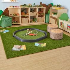 Learning Lawn - Grass Classroom Carpet - Action Based Learning Artificial Grass Mat, Classroom Carpets, Reception Classroom, Grass Mat, Reggio Classroom, Classroom Layout