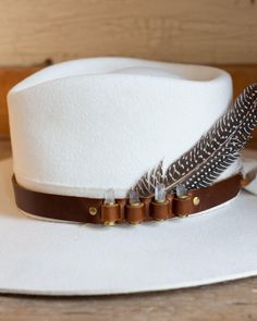 CRYSTAL BULLET CASE HAT BAND - Crossbow Luxury Adjustable Beige Hat Bands, Cheap Western Hat Bands For Outdoor, Leather Belt Hat Band, Cheap Brimmed Hat Bands For Rodeo, Cheap Classic Hat Bands, Luxury White Western Style Hat Bands, Cheap Classic Spring Hat Bands, Bullet Shell, Bullet Casing