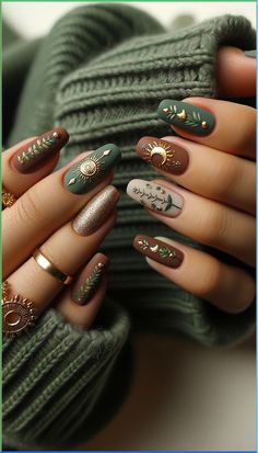 Valentine day nails idea 2024 Nail Art Blanc, Boho Nails, Graduation Nails, Green Nail Designs, White Nail Art, Blush Nails, Floral Nail Art