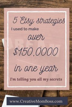 a sign that says 5 easy strategies used to make over $ 350, 000 in one year