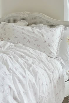 Buy Shabby Chic by Rachel Ashwell® Floral Rosabelle Petite Ruffle Duvet Cover and Pillowcase Set from the Next UK online shop Coquette Rooms, Ruffle Duvet Cover, Cute Bedding, Coquette Room, Uni Room, Rachel Ashwell, Dorm Inspo, Future Room, Makeover Bedroom