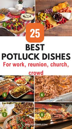 the 25 best potluck dishes for work, reunion, church, and crowd