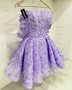 Lavender Flowers Homecoming Dresses Homecoming Dresses Strapless, Aramex Delivery, Pink Lace Shorts, Mini Homecoming Dresses, Homecoming Dance, Flowers Dress, Tulle Sleeves, Sweet 16 Dresses, Satin Silk