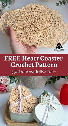 Get ready to create a beautiful gift for your loved ones this Valentine’s Day! This heart coaster crochet free pattern will teach you how to make your own adorable coasters quickly.