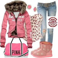 Cute 80s Outfits, Pink Winter Outfit, Cute Outfits Pink, Casual Trendy Outfits, Black Leggings Outfit, Pink Winter, Gyaru Fashion, 80s Outfit