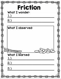 an image of fiction worksheet