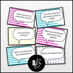 four colorful speech bubbles with the words what is your favorite language? and an image of two