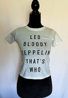 Led Bloody Zeppelin Baby Tee - Etsy 135 Lbs, Short I, Adulting Shirts, May 7th, Led Zeppelin, Zeppelin, Baby Tee, Infant Tees, Cool Shirts