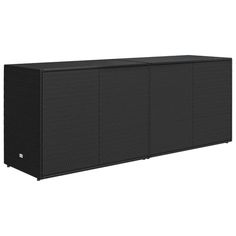 Dcenta Garden Storage Cabinet Black 78"x21.9"x31.5" Poly Rattan - Walmart.com Garden Storage Cabinet, Pergola Ideas, Garden Storage, Storage Cabinet, Pergola, Black