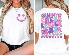 Embrace your passion for cheer with this trendy "In My Cheerleader Era" shirt! Designed for all the spirited cheerleaders out there, this comfortable and stylish tee is perfect for practices, competitions, or simply showing off your cheer pride. Whether you're performing with your squad or representing your love for the sport, this shirt is a must-have addition to your wardrobe. It also makes a great gift for any cheerleader living their best cheerleading life! How to Order 1. Select Size: Choose the right size from the size chart provided in the photos. 2. Choose Color & Style: Select your preferred color. Decide between a crewneck or a hooded style for sweatshirts. 3. Pick Thread Color: Review the thread color options shown in the photos and specify your choice in the customization box. Cheerleading Shirts, Cheer Spirit, Pom Pom Girl, Spirit Shirts, Cheerleading, Festival Season, Custom Shirts, Sweat Shirt, T Shirts