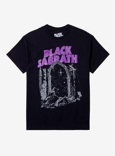 Black Sabbath Night Arch T-Shirt | Hot Topic Black Sabbath Shirt, Thrift Wishlist, Metal Band Shirts, Hot Topic Clothes, Punk Style Outfits, Goth Shirt, Eddie Munson, Music Tees, Fashion 2024