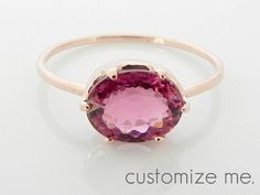 Super pretty color Oval Pink Ring With Bezel Setting, Pink Oval Ring With Bezel Setting, Oval Rose Gold Tourmaline Ring, Oval Ruby Ring In Rose Gold With Bezel Setting, Rose Gold Oval Tourmaline Rings, 1 Carat Ring, Rubellite Ring, Engagement Ring Bezel, Retail Jewelry