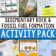 some rocks and fossil formation activities for kids to use in the science project, including an activity