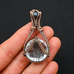 Welcome to our little shop, where you can find handmade copper wire jewelry and more, for you and your loved ones. We do accept custom orders also, kindly message us for more. 💖 Aquamarine Gemstone Pendant Handmade Bohemian Copper Wire Wrapped Pendant Copper Wire Pendant Birthday Gift For Women Pendant  PK28 💖 Gemstone : Aquamarine Gemstone 💖 Gemstone Color : Aqua 💖Gemstone Shape : Round 💖 Metal : Copper 💖 Protection:- Copper will be tarnished after a while so try to limit contact with lot Aqua Gemstone, Wire Wrapped Stone Jewelry, Copper Wire Jewelry, Birthday Gift For Women, Women Pendant, Wire Wrapping Stones, Wire Pendant, Wire Weaving, Aquamarine Gemstone