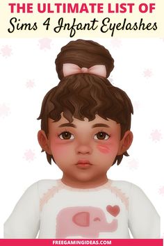 sims 4 infant eyelashes Sims 4 Infant, Baby Makeup, Cc Folder, Sims 4 Cc Shoes, Sims 4 Cc Makeup, Sims 4 Cc Skin, Sims 4 Cc Packs