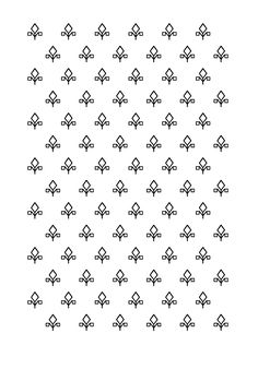 black and white geometric pattern on a white background