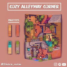 Cozy Minecraft, Cute Backgrounds Aesthetic, Capas Minecraft, Aesthetic Youtube, Minecraft Blocks, Minecraft Banner Designs