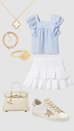 Preppy Summer Outfits, Cute Preppy Outfits, Preppy Outfit, Complete Outfits, Preppy Outfits