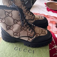 Unisex Brown Gucci Boots Attention Lm Not Sending Any Pics To Yours Sons Daughters Or Any Other Family Members. Serious Inquiries Only Gucci Boots, Moto Boots, Family Members, Gucci, Women Shoes, Boots, Color