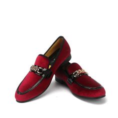 Need to spruce up your style meter? Then, pick these exquisite loafers. The velvet upper and solid pattern adds a touch of elegance, while the rubber outsole and short plush insole ensure comfort and durability. With a slip-on closure and metal decor detailing, these loafers are both convenient and stylish. Step up your fashion game with these stunning men's loafers.Specifications Upper Material: Velvet Style: Fashion Men Shoes Shoes Type: Loafers Season: Spring/Autumn Pattern Type: Geometric Outsole Material: Rubber Origin: Mainland China Occasion: Wedding Model Number: XH999-66 Lining Material: Short Plush Item Type: Loafers Item: Party and Wedding Men Shoes Insole Material: Short Plush Gender: Men Shoes Fit: Fits true to size, take your normal size Feature: Hard-Wearing,Breathable,water Wedding Men Shoes, Velvet Loafers Mens, Velvet Style, Velvet Loafers, Dress Loafers, Black 13, Men's Loafers, Velvet Fashion, The Velvet