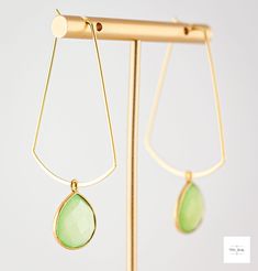 Green chalcedony bow earrings Chic Green Hoop Jewelry, Chic Teardrop Hoop Earrings For Gift, Chic Green Earrings, Chic Green Jewelry For Gifts, Modern Green Hoop Earrings As Gift, Elegant Jade Hoop Earrings, Elegant Small Hoop Green Earrings, Elegant Green Hoop Earrings As Gift, Elegant Green Dangle Hoop Earrings