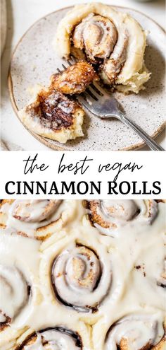 the best vegan cinnamon roll recipe ever