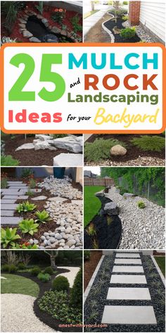 25 mulch and rock landscaping ideas for your backyard