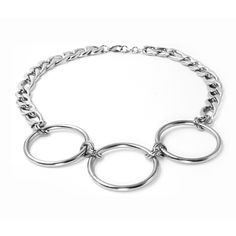 [BEST SELLER] - Features a 100% Stainless Steel thick Figaro chain and 3 O Rings, creating for a classic look. The balance created by 3 rings makes for a versatile design that can be styled both elegant and alternative looks.  Product Specifications  18 Inches 100% Stainless Steel Tarnish/Rust Free Ring Chain, Ring Der O, Figaro Chains, Figaro Chain, Chain Ring, O Ring, Best Seller, Classic Looks, Chains Necklace