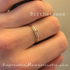 These birthstone rings are so dainty, perfect on their own or stacked to make your personalized combination. Birthstone size is 2mm, VERY TINY, please see all pictures for size. Solid Sterling Silver, 14kt Gold-Filled or 14kt Rose Gold-Filled This purchase includes: ~ One tiny birthstone ring in the size and metal of your choice ~ Beautifully packaged in an organza bag, gift box upgrade available at checkout ~ A jewelry polishing pad and care instructions *Please view ALL picture for more detail Best Friend Rings, Stackable Birthstone Rings, Birthstone Stacking Rings, Silver Bridesmaid, Friend Rings, Heart Rings, Memorial Ring, Birthstone Rings, Layered Rings