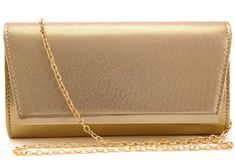 PRICES MAY VARY. Size: 10"W * 2.5"D* 5"H. The clutch bag is light, compact but enough room for your daily basics. A side pocket inside for keys and credit cards or other small items. Keep everything within reach. This evening bag edit has all occasions covered, totally match your party, gala, ceremony, prom, wedding or dating occasion. The minimalist vibe bag goes well with your any outfit. We added an optional chain so it can be worn over the shoulder. Lets you go hands-free comfortably. A clas Weekend Is Coming, Minimalist Vibe, Crossbody Handbags, Girl Friend, Prom Wedding, Evening Clutch, Synthetic Fabric, Bag For Women, Gold Charm