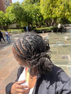 Natural Short Braided Hairstyles, Mini Twists Styles, Short Braided Hairstyles, Nature Hairstyles, Protective Styles For Natural Hair, Styles For Natural Hair, Super Cute Hairstyles, Natural Twist, 4b Hair