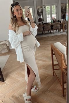 Oversized Linen-Blend Shirt curated on LTK Pregnancy Summer Outfit, Summer Outfit Pregnant, Casual Chic Pregnant Outfit, Linen Pants Outfit Pregnant, 5 Months Pregnant Outfits Summer, Oversized Shirt Maternity Outfit, Linen Pregnancy Outfit, Pregnant Women Fashion