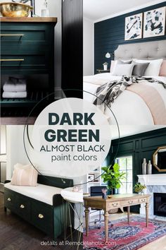 dark green paint colors for the bedroom