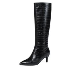 PRICES MAY VARY. Luxurious Comfort: Elevate your style with Abbleet's Stiletto Knee High Boots designed for fashionable women boots knee high. Featuring a comfortable insole that allows for prolonged wear. Perfect for those seeking fashion without compromising comfort. Seasonless Elegance: Designed for year-round wear, these boots boast a fashionable crocodile pattern, a pointed toe, and a slender heel. Whether at a party, wedding, or everyday life, these boots are your go-to choice for stylish Crocodile Knee High Boots, Stiletto Knee High Boots, Black Knee High Crocodile Boots, Medium Width Faux Leather Knee-high Boots With Pointed Toe, Crocodile Black Boots, Black Synthetic Pointed Toe Knee-high Boots, Crocodile Boots, Zipper Fashion, Boot For Women