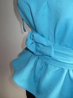 Tunic Turquoise blouse linen bell blouse top Beach Linen Tops With Ruffles, Beach Tops With Ruffles In Linen, Blue Linen Blouse For Vacation, Fitted Turquoise Blouse For Spring, Spring Fitted Turquoise Blouse, Chic Turquoise Top For Beach, Chic Turquoise Beach Top, Fitted Linen Blouse For Beach, Blue Linen Blouse For Spring